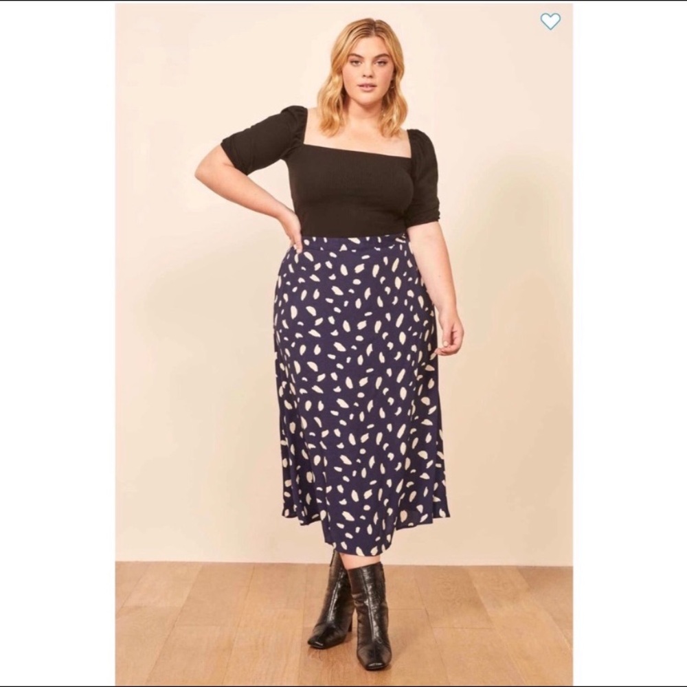 Reformation Bea Midi Skirt NWT